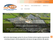 Tablet Screenshot of nvd.ie